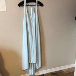 Athleta Elegant Light Blue Sleeveless Dress- very flowy!